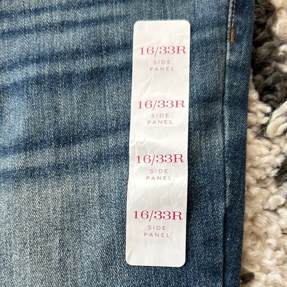 Maternity Women's Blue Jeans size 16/33R NEW - Picture 2 of 10